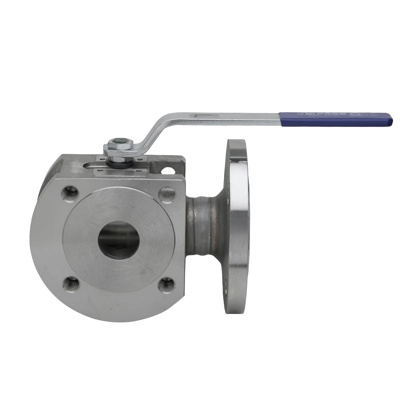 Zawory kulowe 3-drogowe kołnierzowe