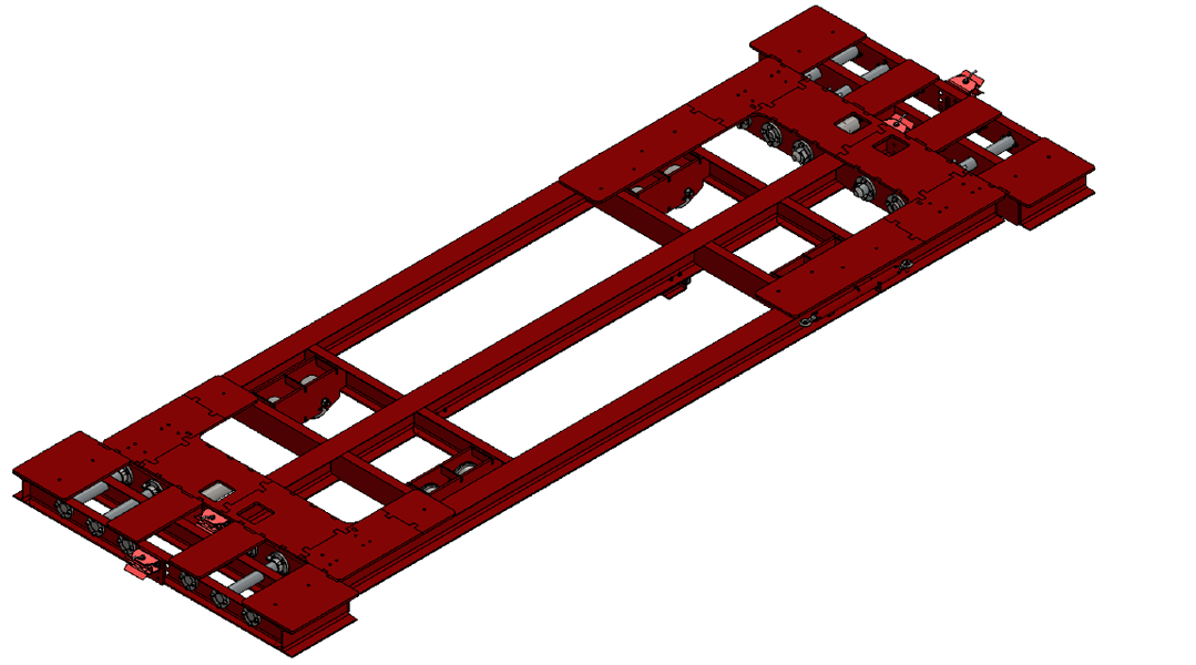 1-2-Model-3D-wózka-transportowego-zaprojektowanego-pod-obciążenie-27-ton