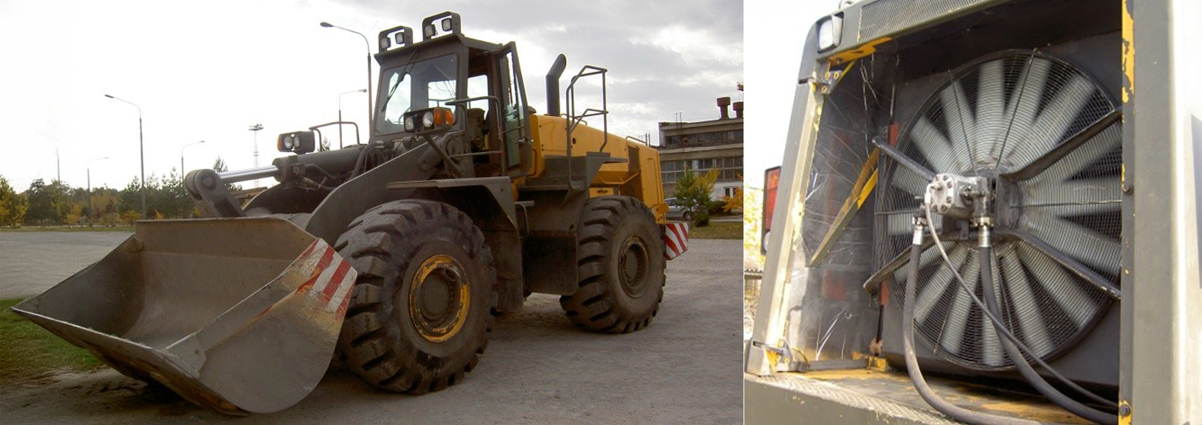 Optymalizacja pracy wentylatorów chłodnicy w ładowarce HSW dzięki napędom hydrostatycznym